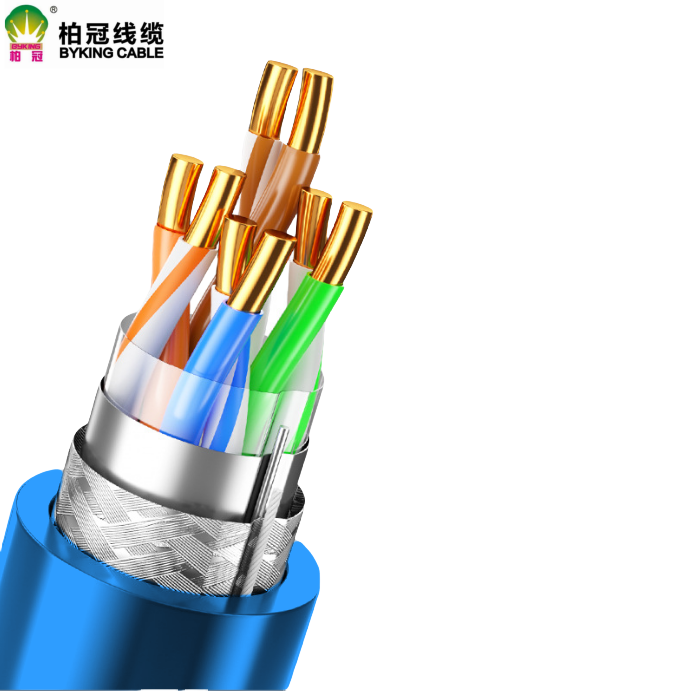 超五类网线 Cat5e 双屏蔽 SFTP 305m 箱式网络线缆