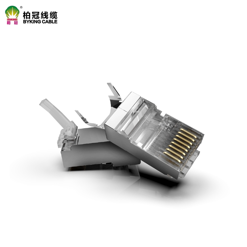 水晶头  RJ45  CAT5/6/7 千兆万兆网线水晶头